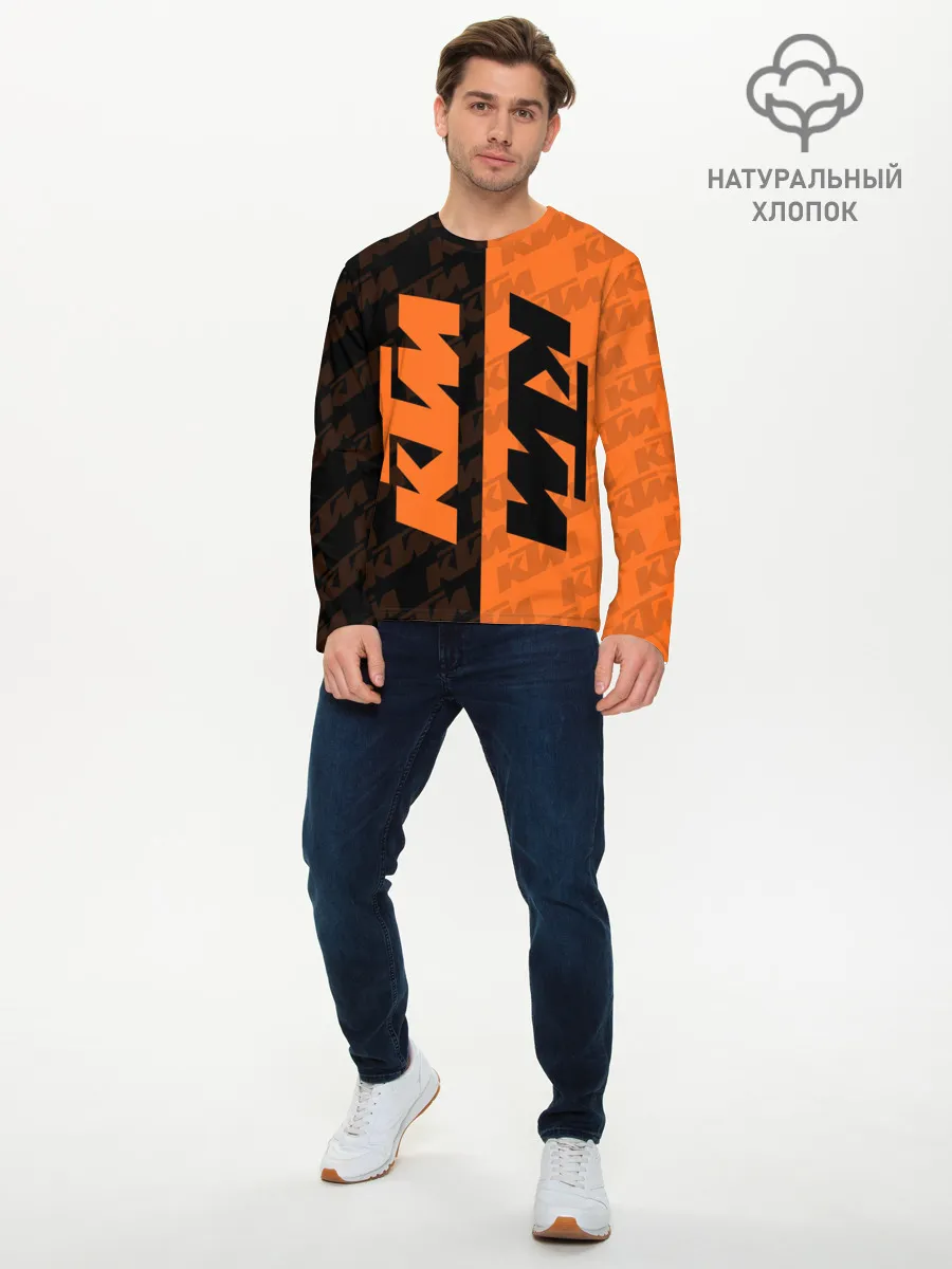 Мужской лонгслив базовый / KTM | КТМ