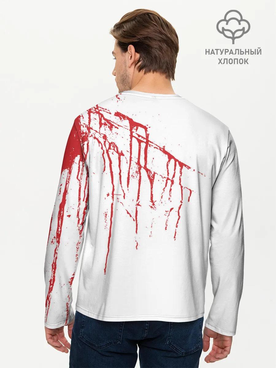 Мужской лонгслив базовый / Kaneki Ken кусок головы