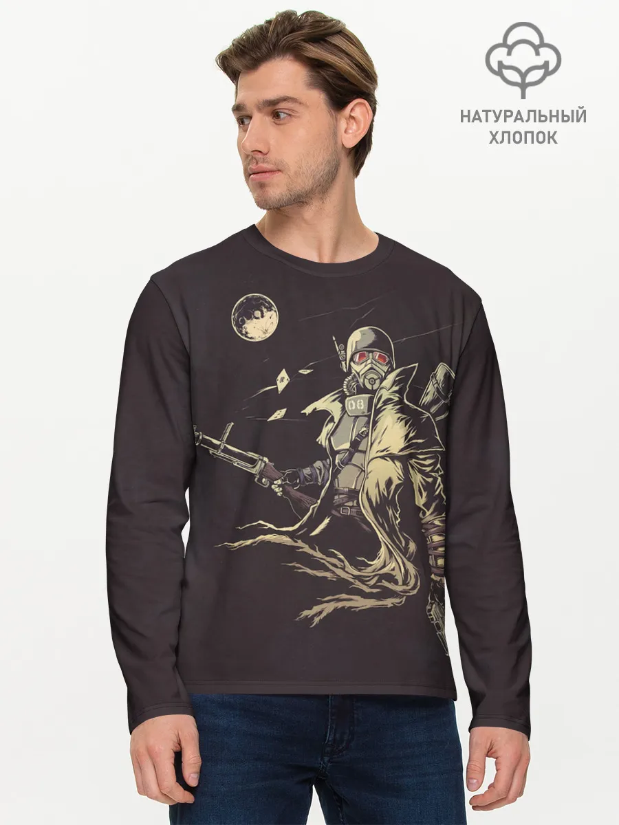Мужской лонгслив базовый / Fallout New Vegas