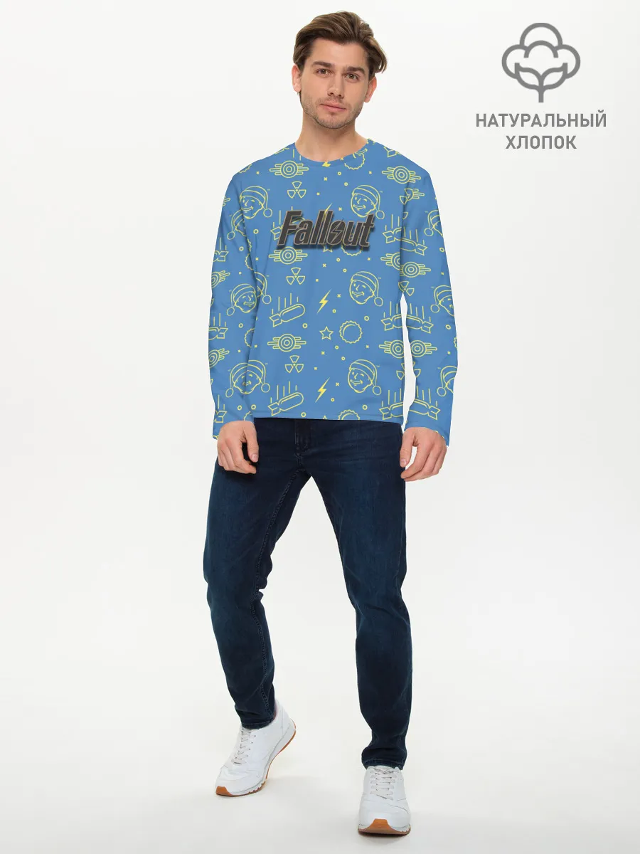 Мужской лонгслив базовый / Фаллаут Арт