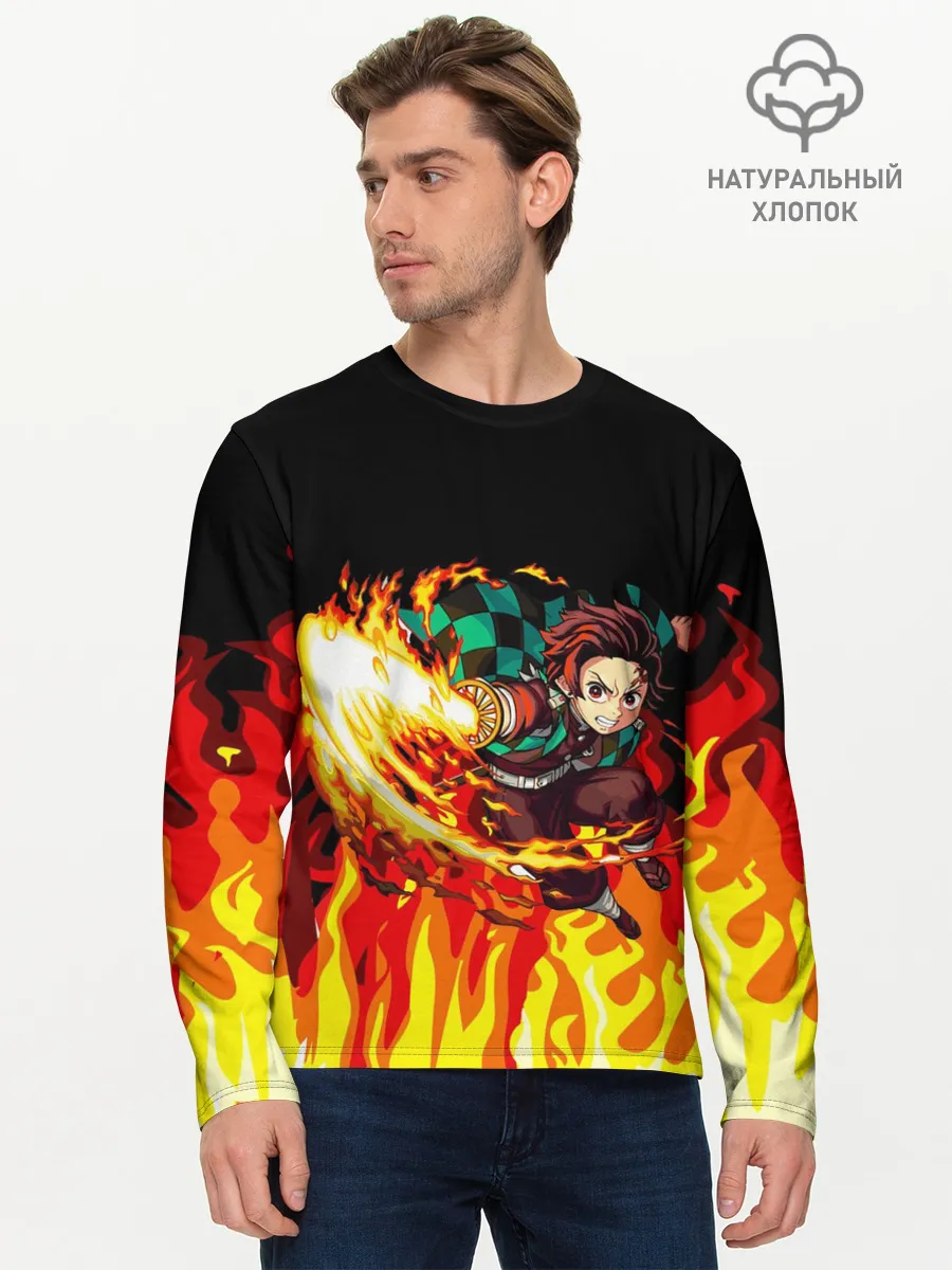 Мужской лонгслив базовый / ТАНДЖИРО