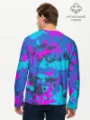 Мужской лонгслив базовый / Неоновые краски