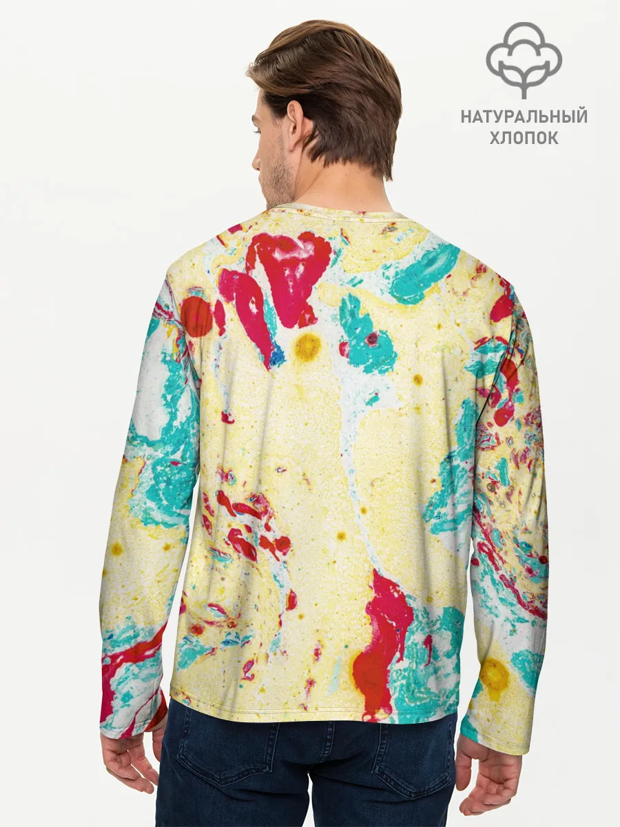 Мужской лонгслив базовый / Текстура