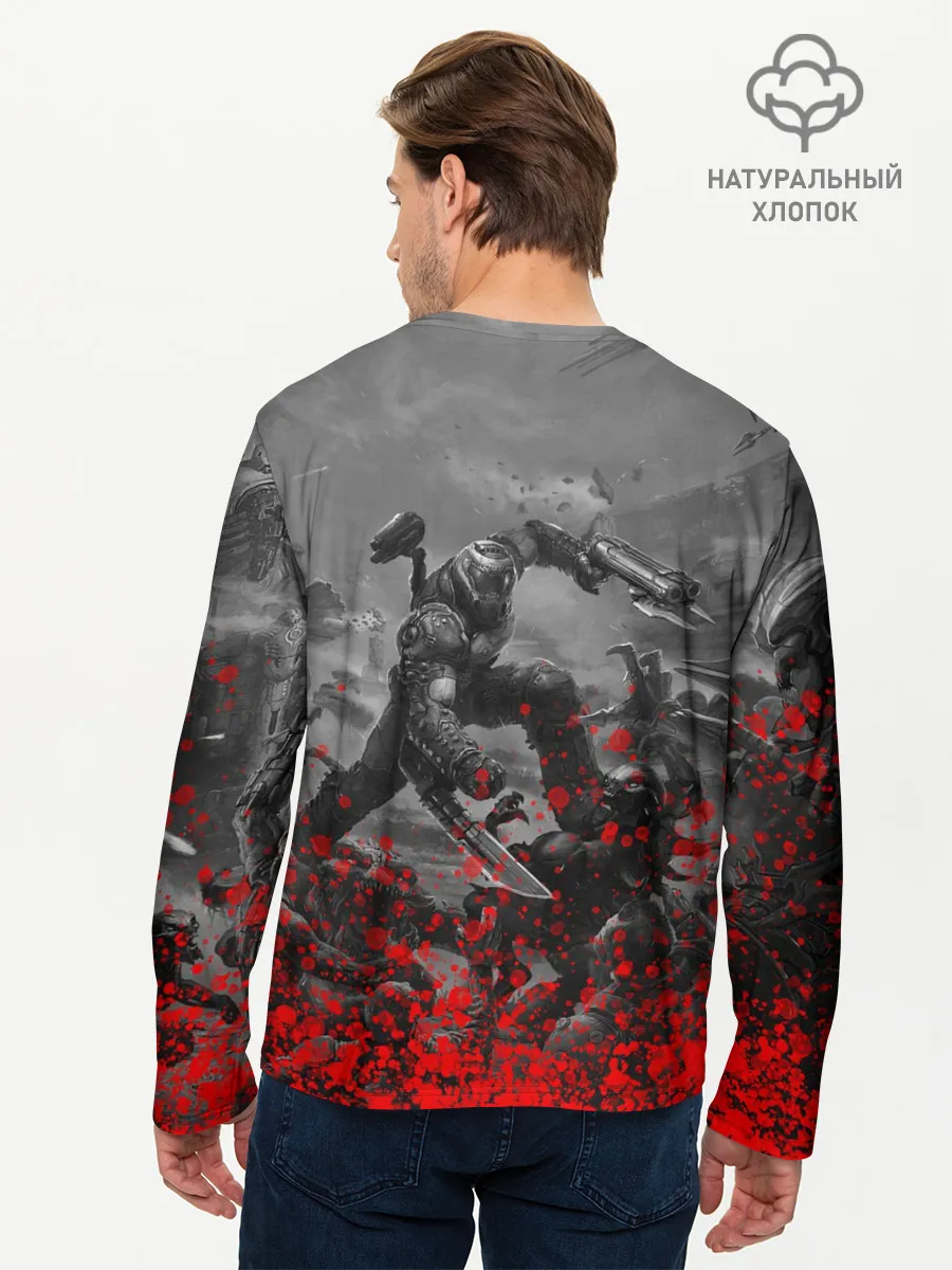Мужской лонгслив базовый / DOOM
