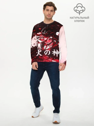 Мужской лонгслив базовый / КЛИНОК РАССЕКАЮЩИЙ ДЕМОНОВ