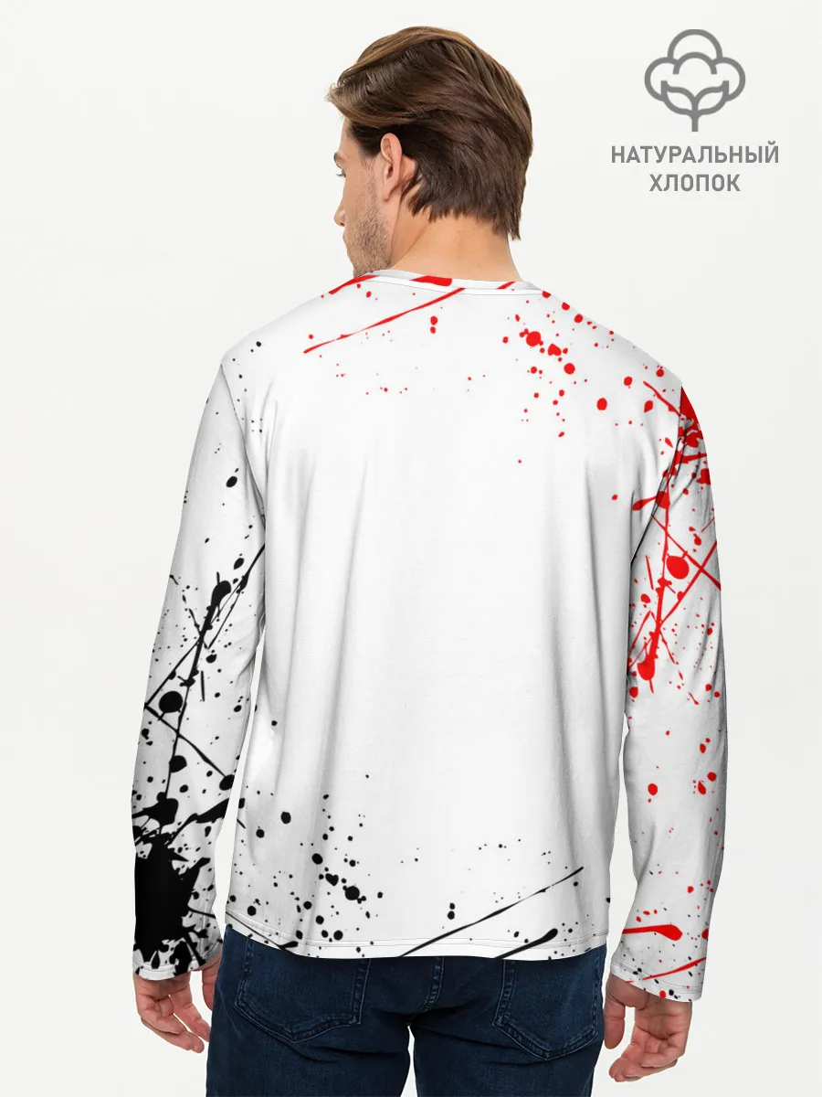 Мужской лонгслив базовый / Haikyu volleyball