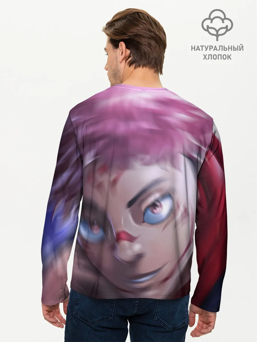 Мужской лонгслив базовый / JUJUTSU KAISEN | SUKUNA вихрь