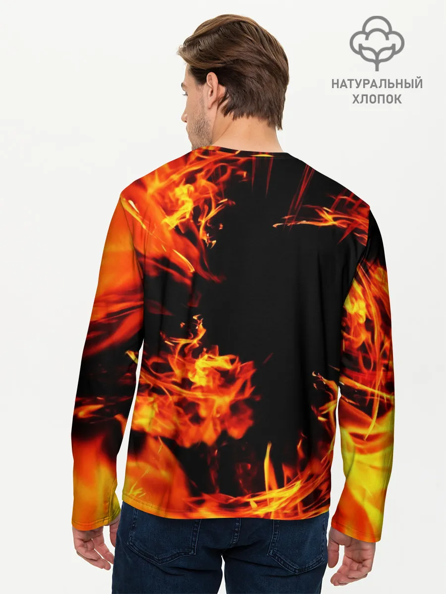 Мужской лонгслив базовый / КЛИНОК РАССЕКАЮЩИЙ ДЕМОНОВ