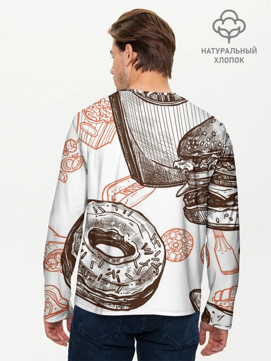 Мужской лонгслив базовый / Вкусности