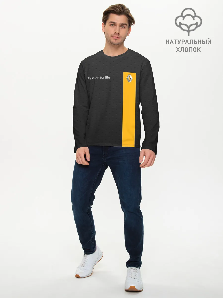 Мужской лонгслив базовый / Renault