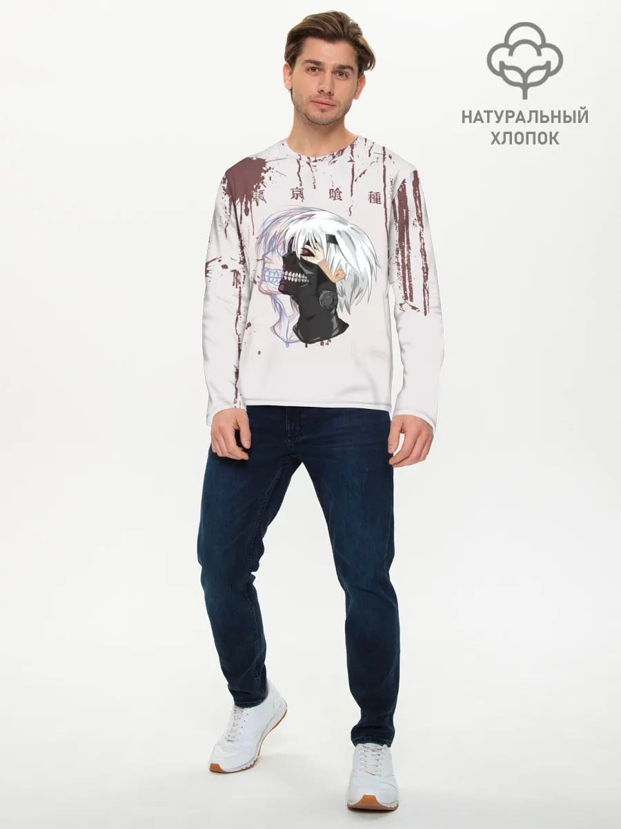 Мужской лонгслив базовый / Канеки Кан
