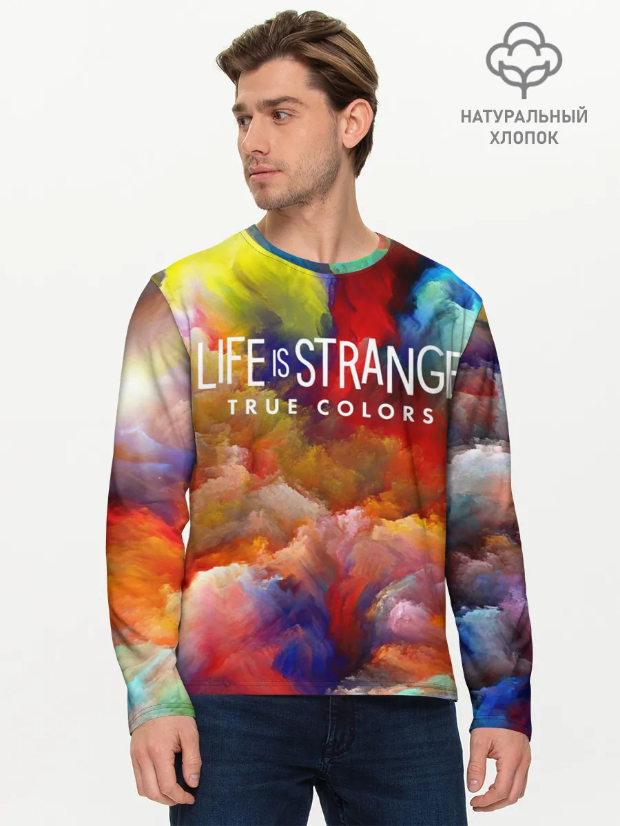 Мужской лонгслив базовый / Life is Strange True Colors