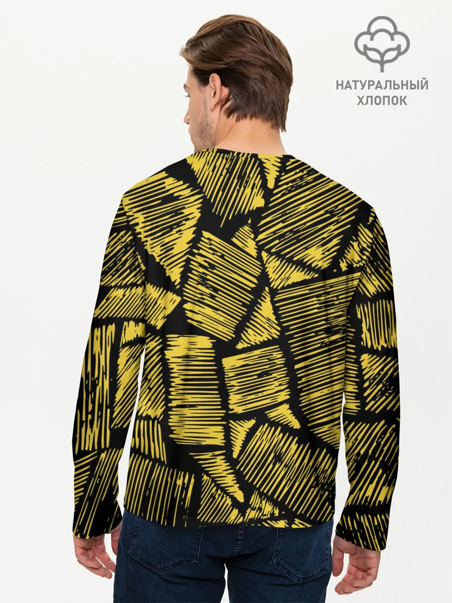 Мужской лонгслив базовый / годзилла