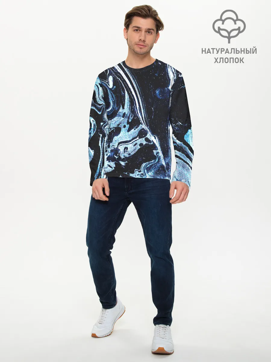 Мужской лонгслив базовый / Текстура