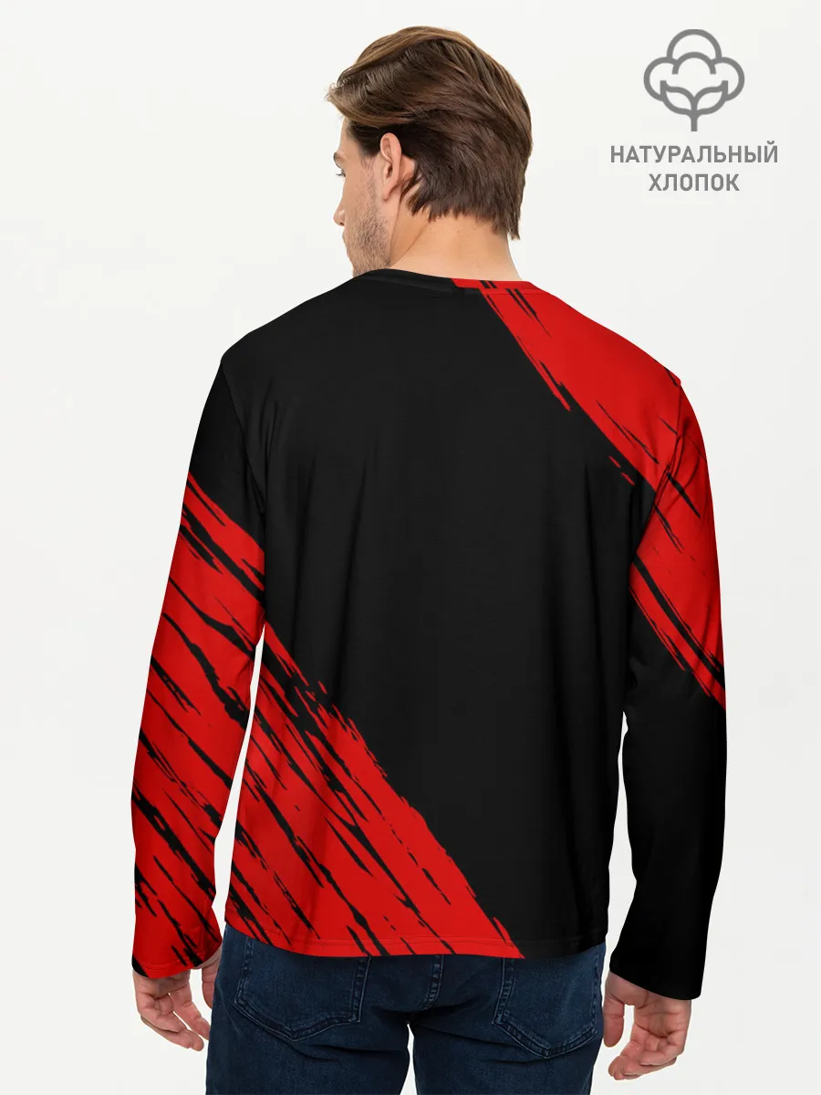 Мужской лонгслив базовый / Cross fire X