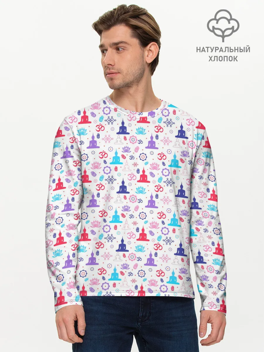Мужской лонгслив базовый / Yoga