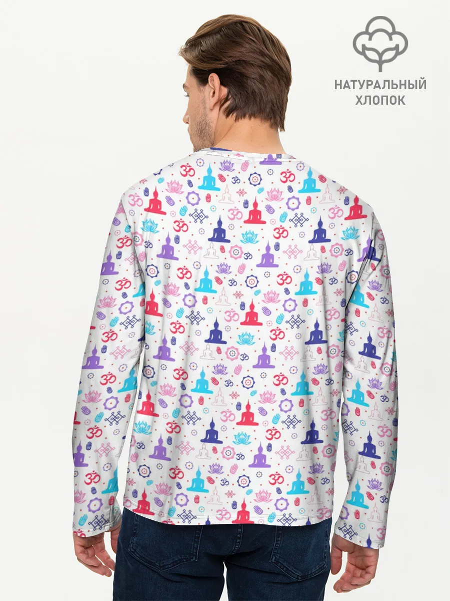 Мужской лонгслив базовый / Yoga