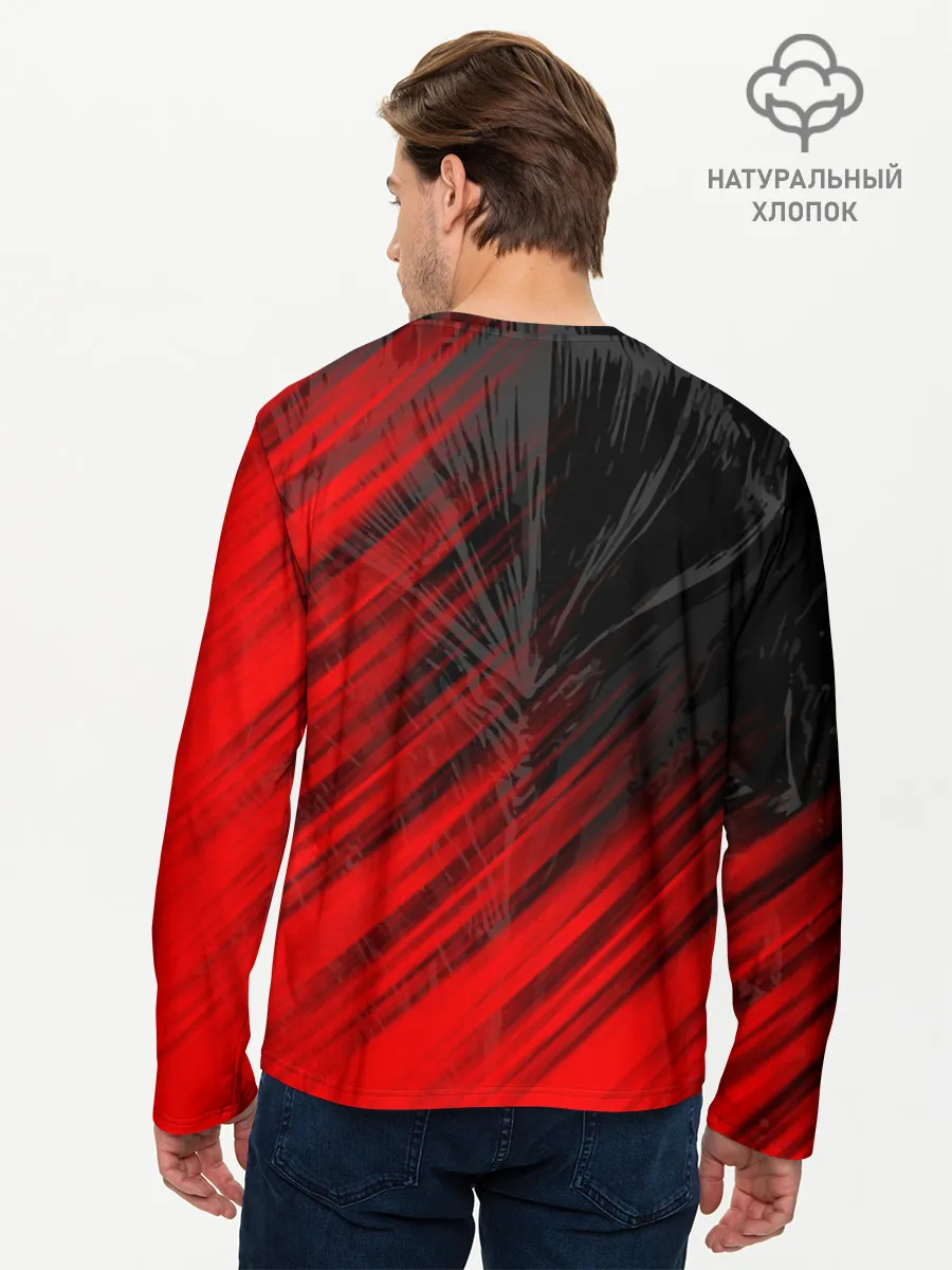 Мужской лонгслив базовый / Берсерк символы