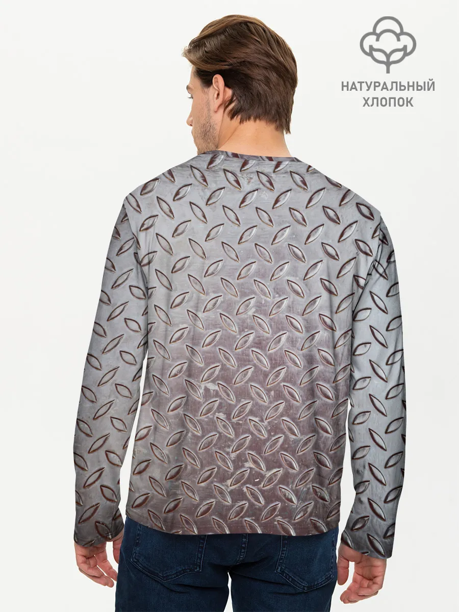 Мужской лонгслив базовый / Стальной костюм