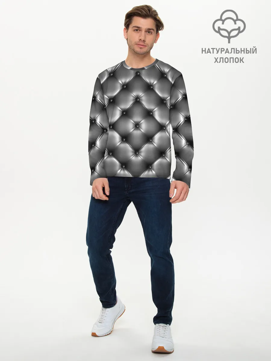 Мужской лонгслив базовый / Мебельная Обшивка