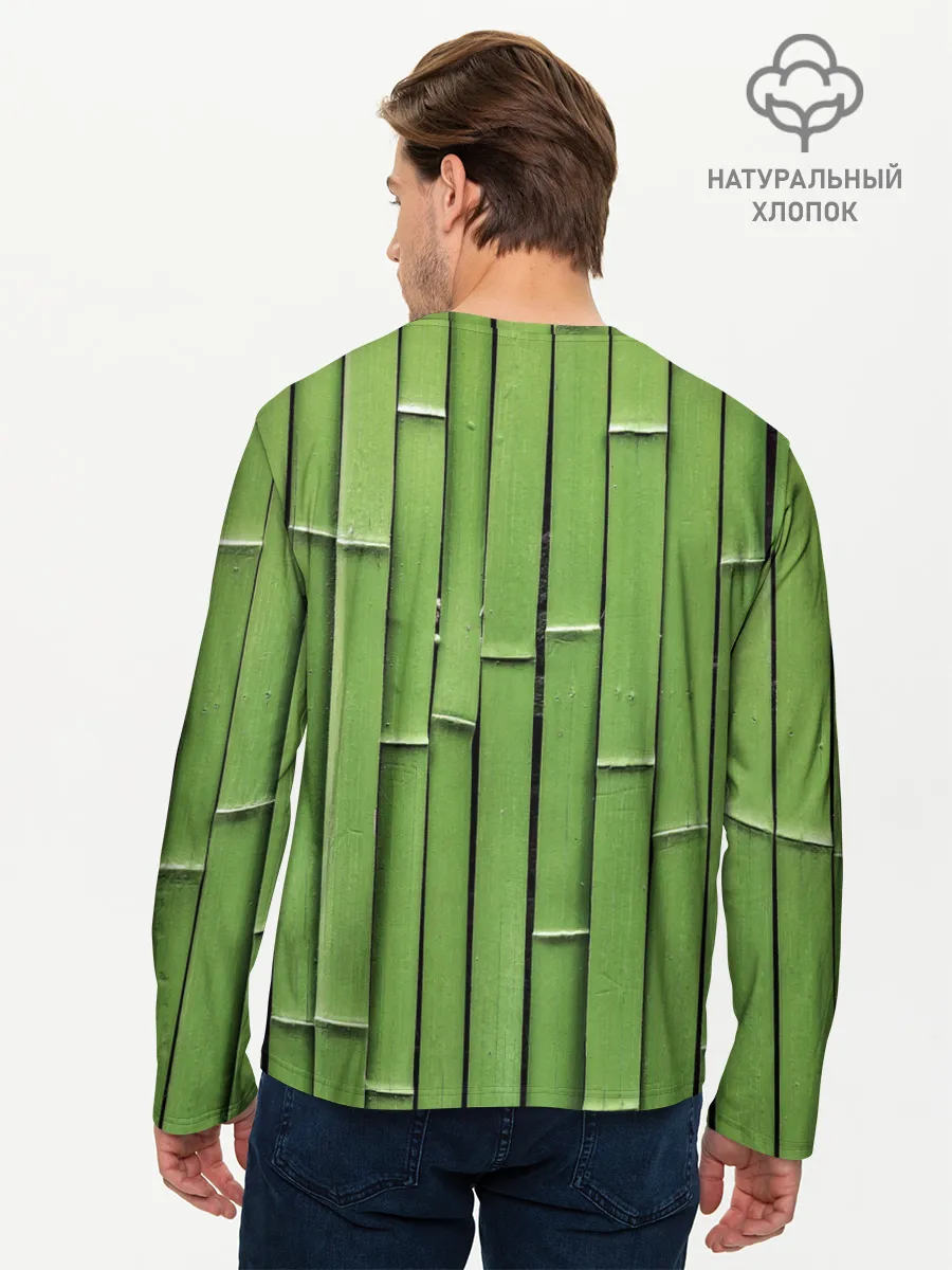 Мужской лонгслив базовый / Бамбук