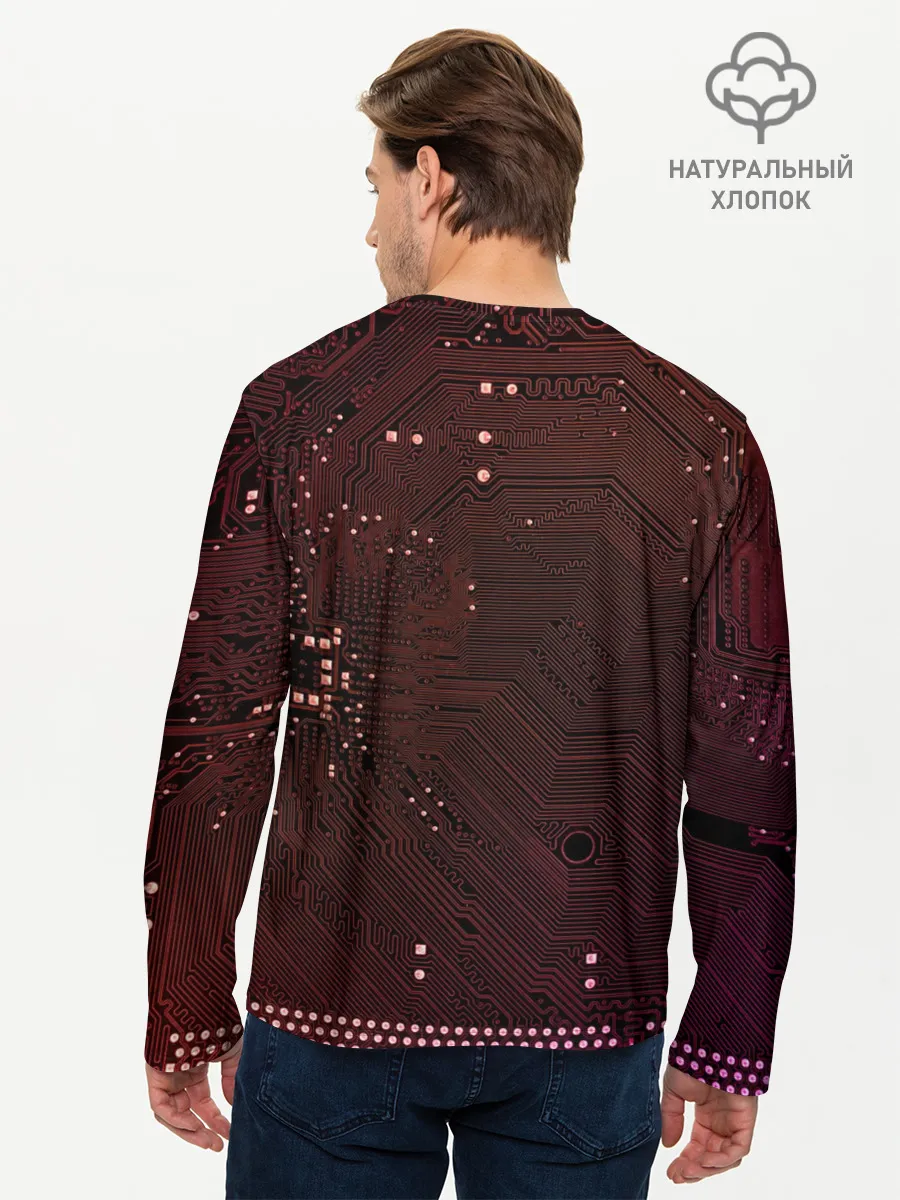 Мужской лонгслив базовый / МАТЕРИНСКАЯ ПЛАТА