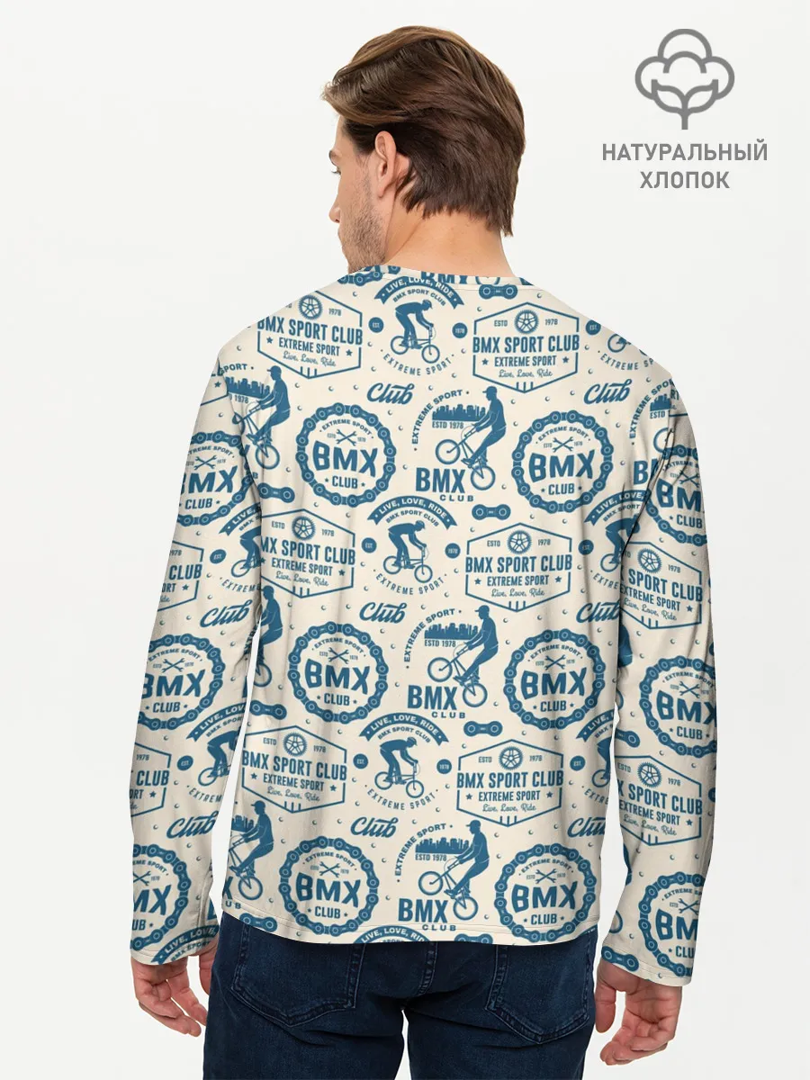 Мужской лонгслив базовый / BMX