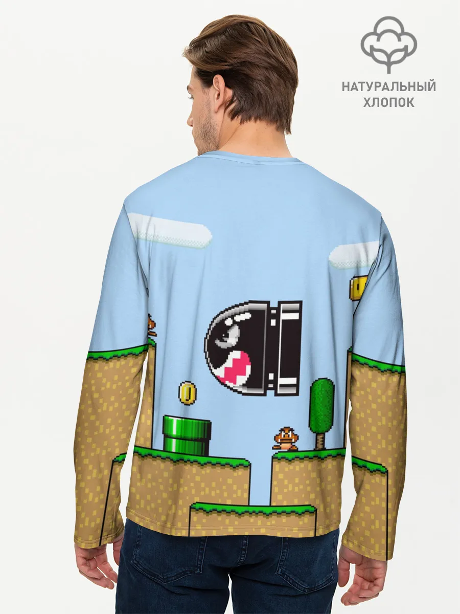 Мужской лонгслив базовый / Mario