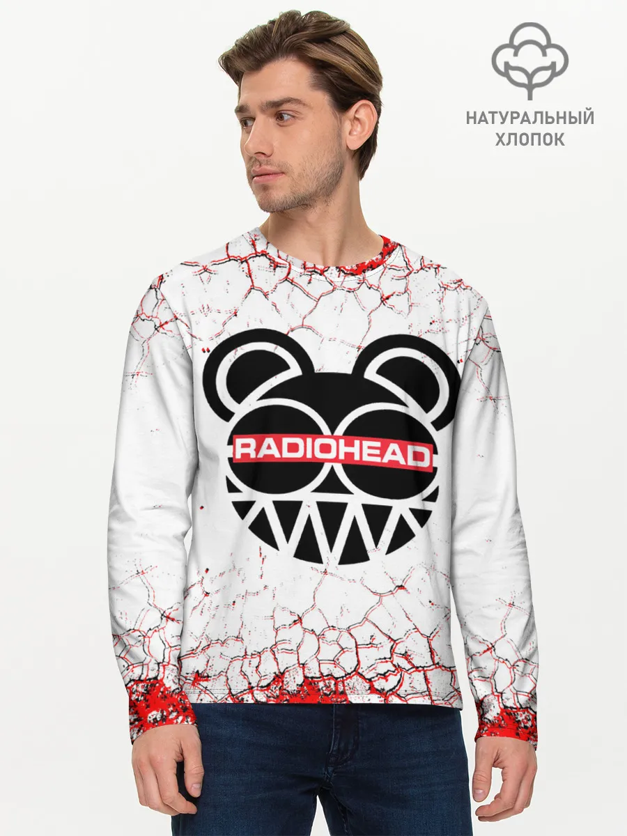 Мужской лонгслив базовый / radiohead.