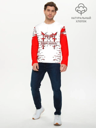 Мужской лонгслив базовый / mayhem