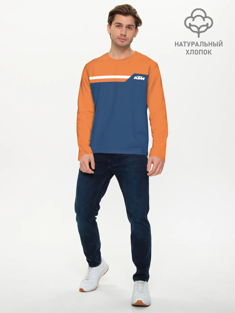Мужской лонгслив базовый / KTM | КТМ