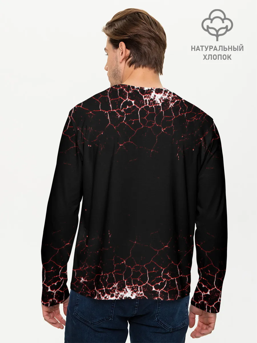 Мужской лонгслив базовый / bon jovi