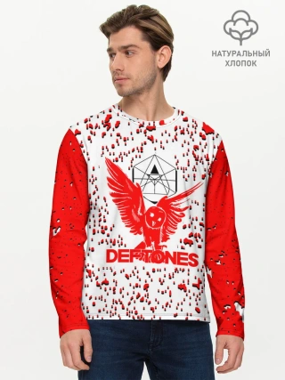 Мужской лонгслив базовый / deftones