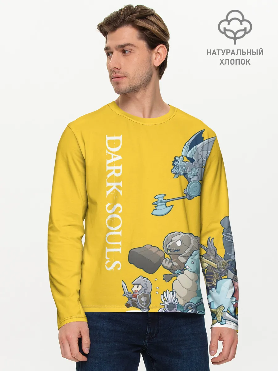 Мужской лонгслив базовый / RUN HERO RUN