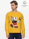 Мужской лонгслив базовый / CUPHEAD | КАПХЕД