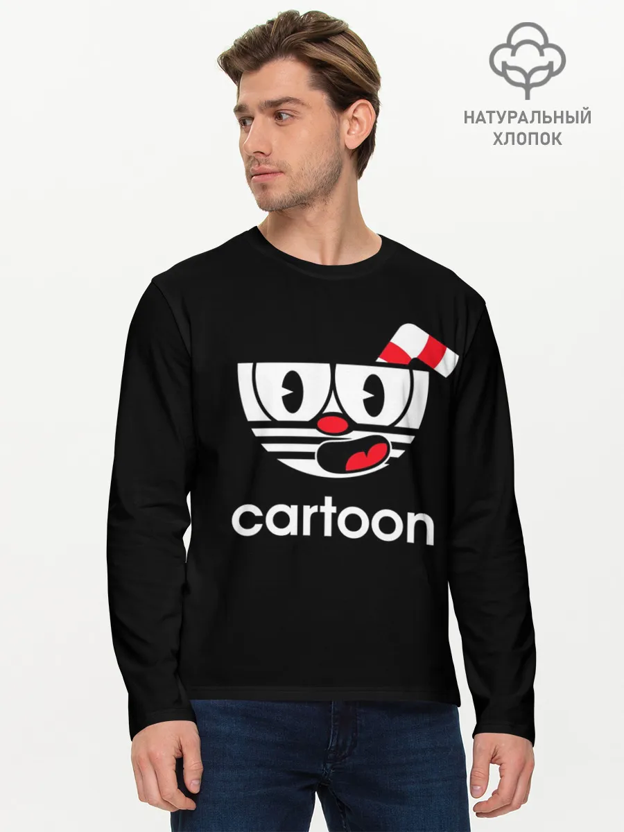 Мужской лонгслив базовый / CUPHEAD | КАПХЕД