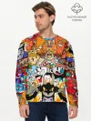 Мужской лонгслив базовый / CUPHEAD