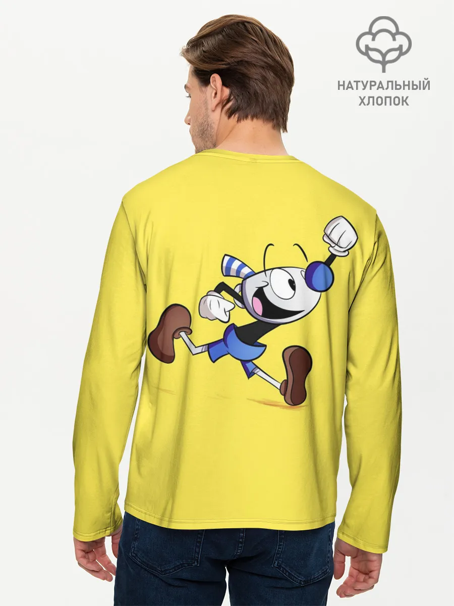 Мужской лонгслив базовый / CUPHEAD|