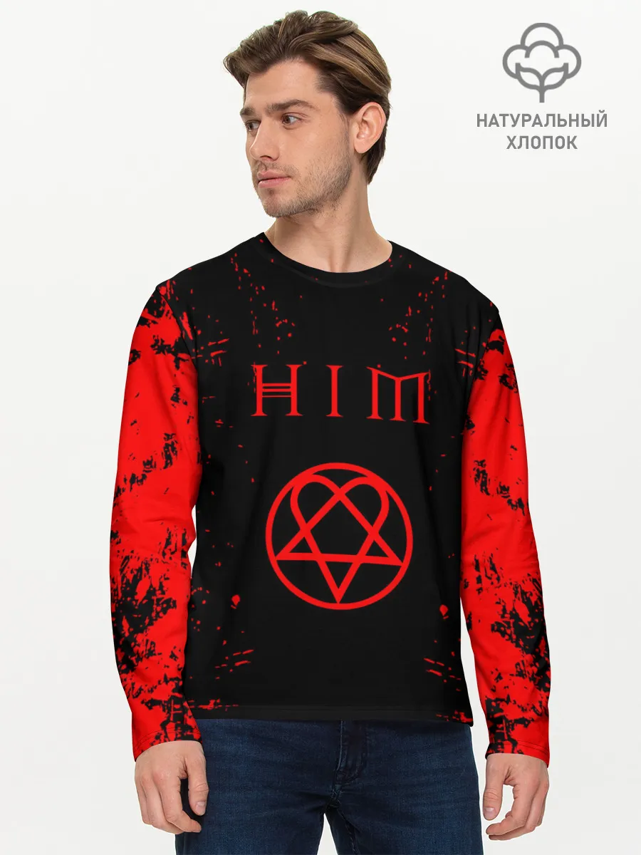 Мужской лонгслив базовый / HIM
