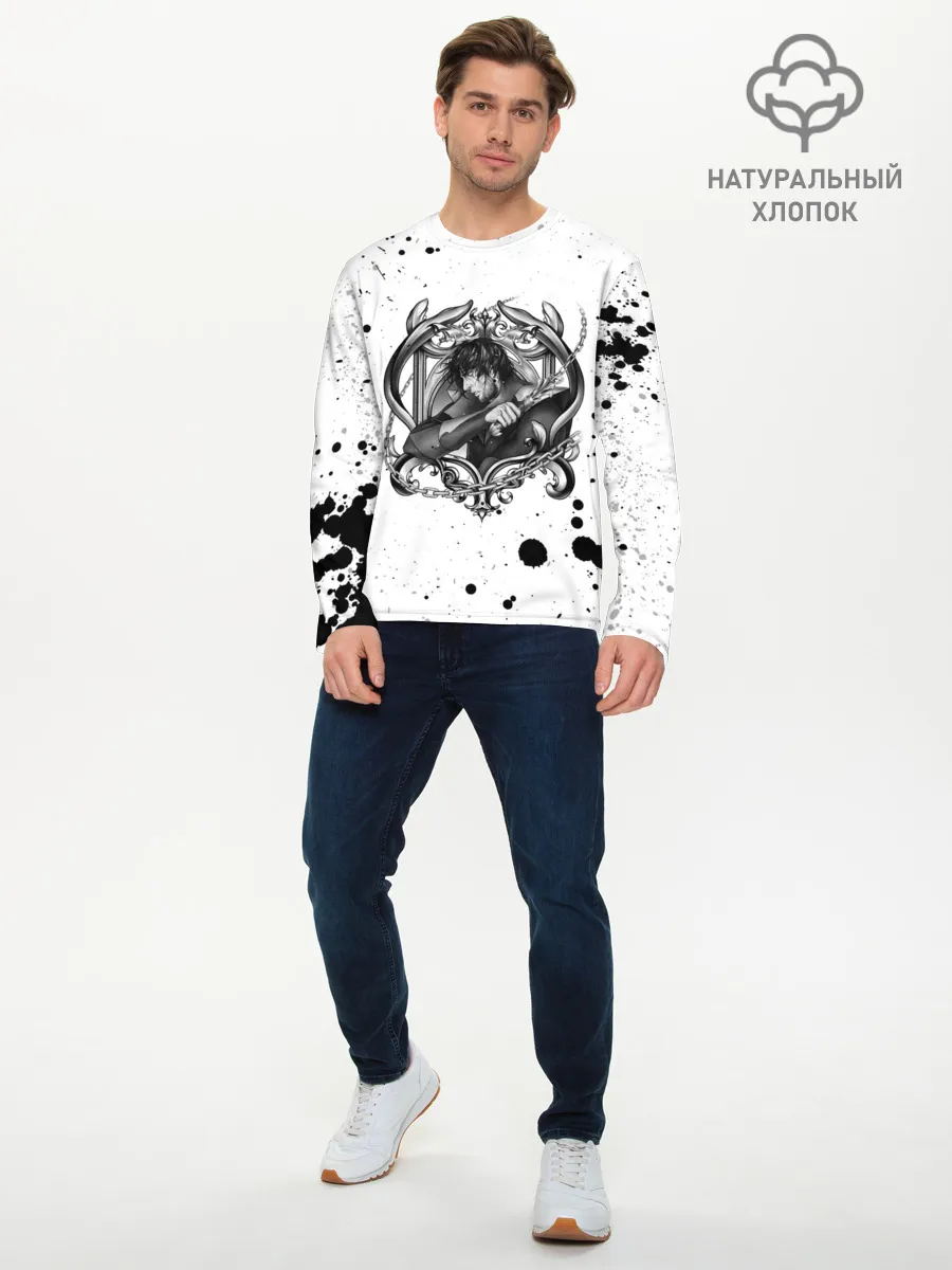 Мужской лонгслив базовый / Castlevania | Trevor Belmont