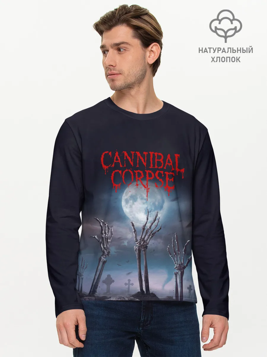 Мужской лонгслив базовый / Cannibal Corpse | Труп Каннибала
