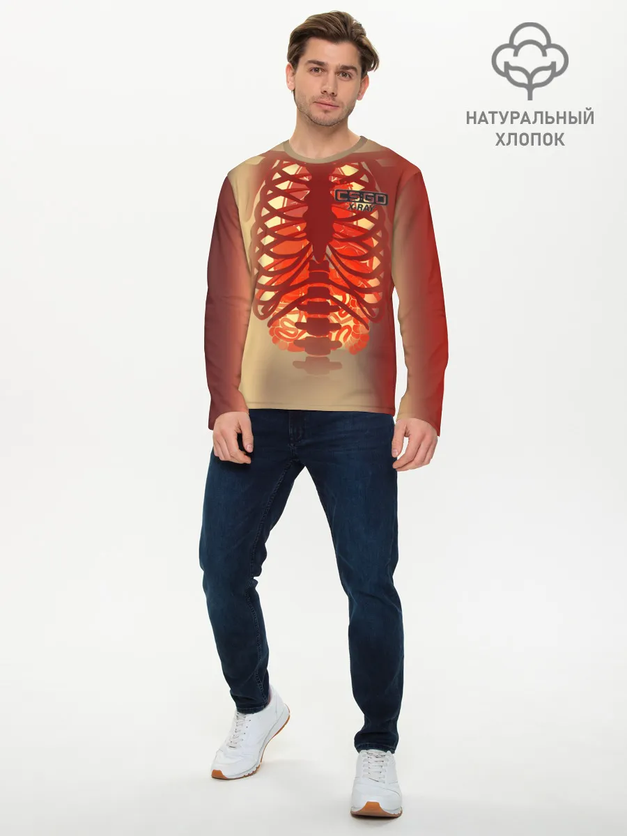 Мужской лонгслив базовый / cs:go | X-Ray Style