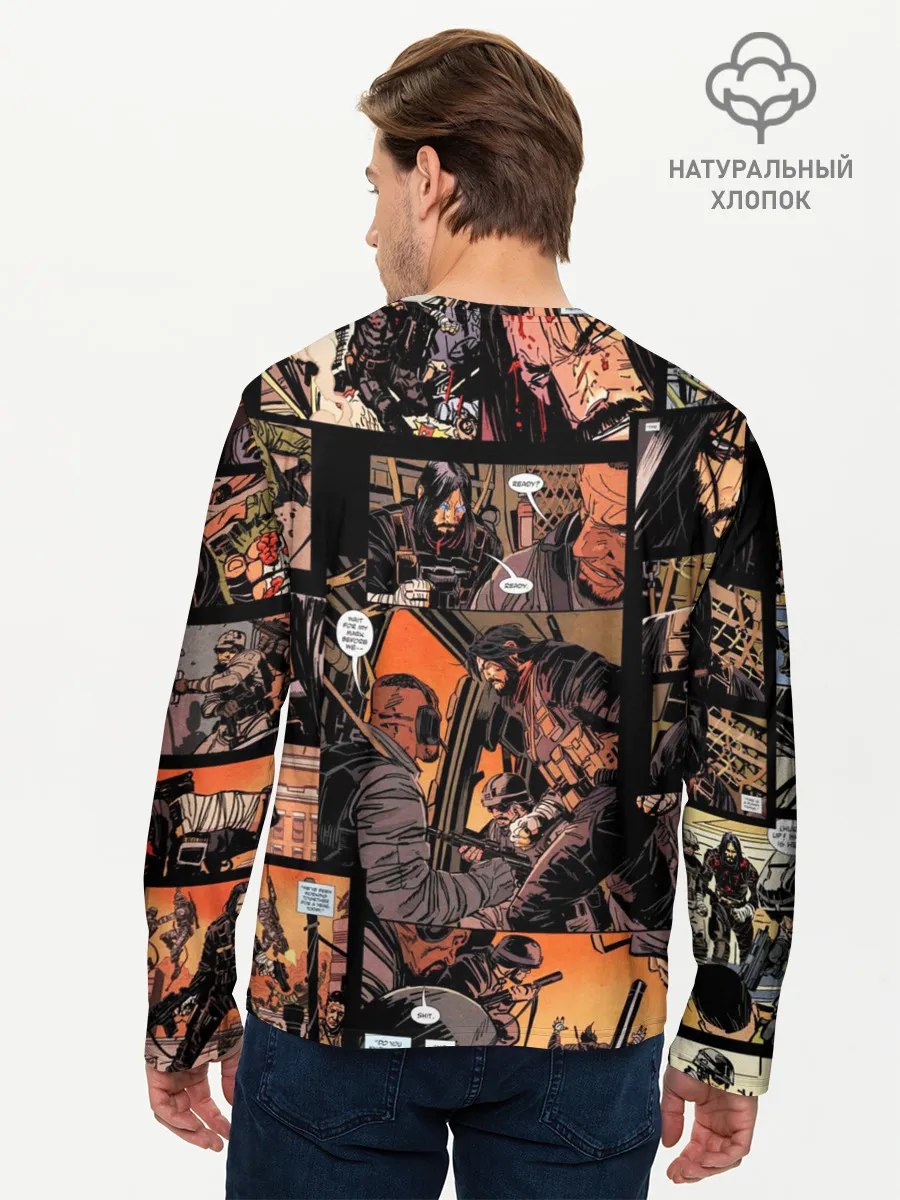 Мужской лонгслив базовый / BRZRKR