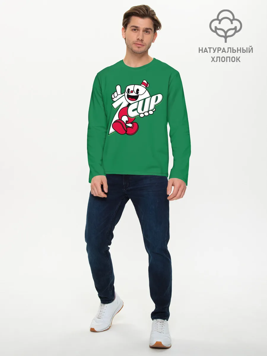 Мужской лонгслив базовый / 7CUP