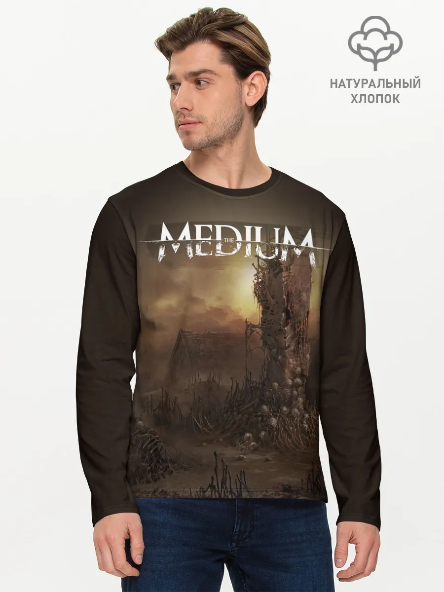 Мужской лонгслив базовый / Медиум