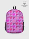 Рюкзак детский / Розовые сердечки