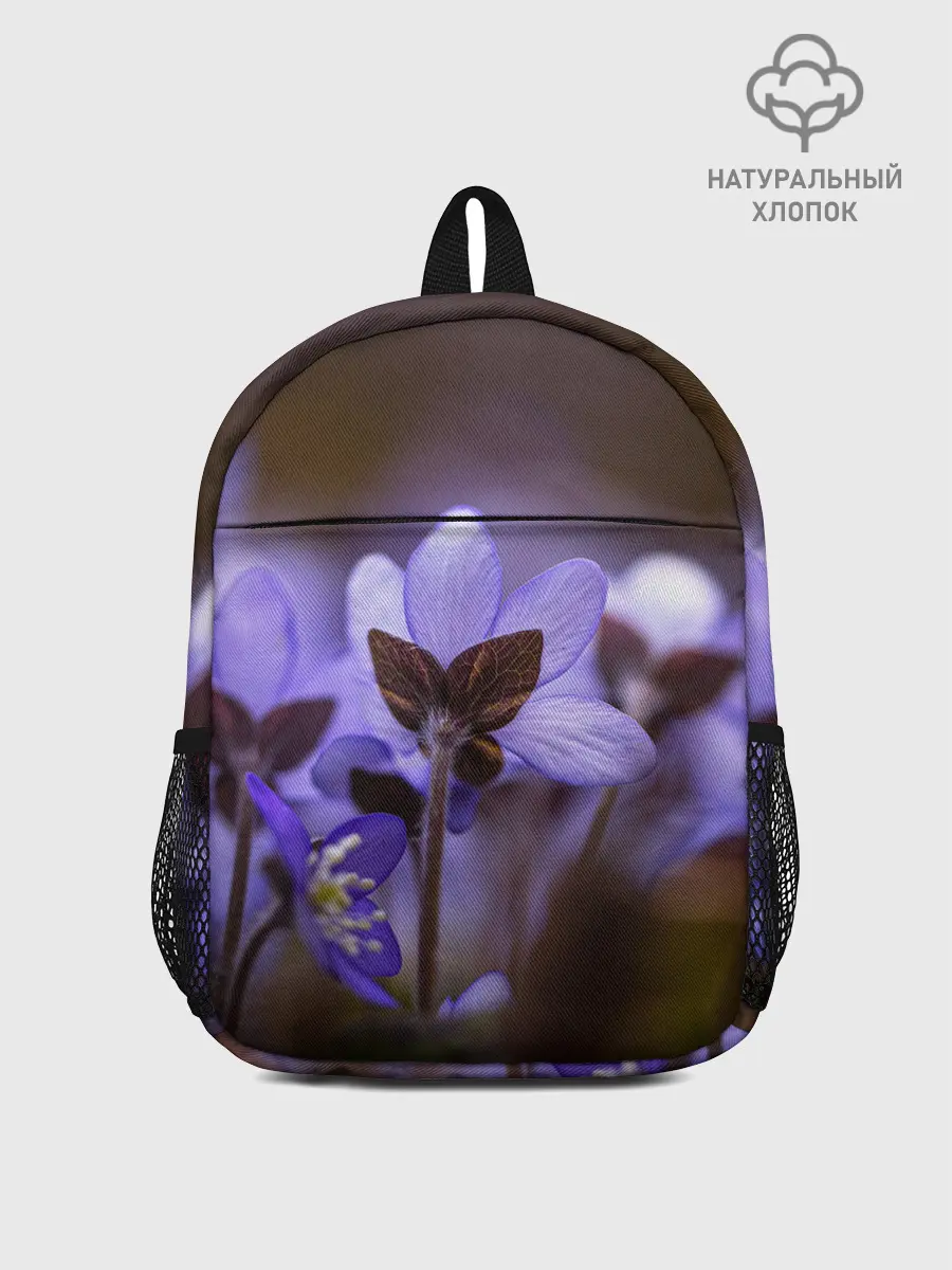 Рюкзак детский / хрупкий цветок фиалка
