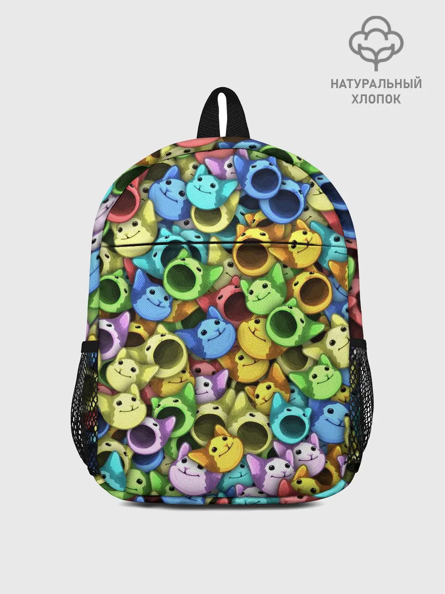 Рюкзак детский / Цветные Поп Котики