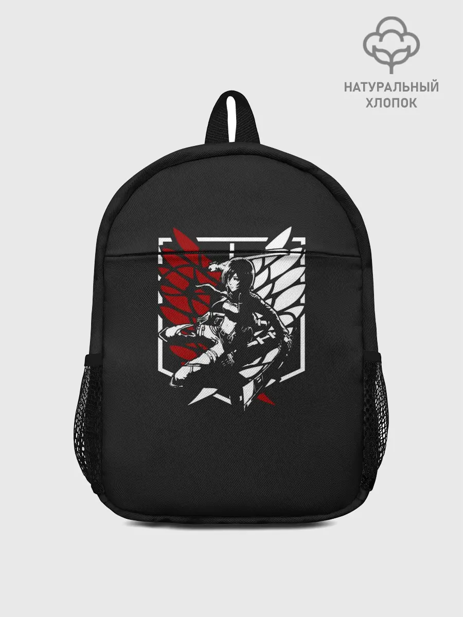 Рюкзак детский / Mikasa лого на черном