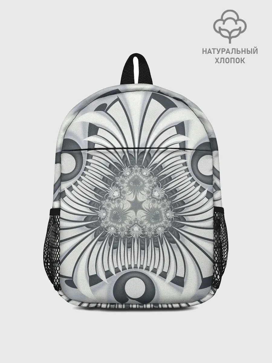 Рюкзак детский / Серая абстракция